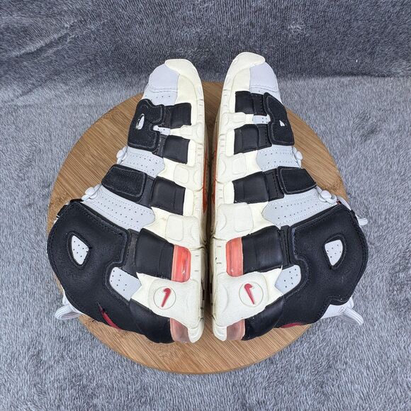 Nike Shoes Youth Size 5.5Y Black White Air More Uptempo Basketball GS DX3360-001 - Picture 6 of 10
